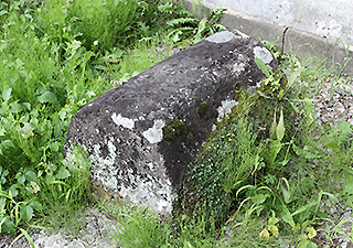 岡藩主墓地公園「おたまや公園」内のカマボコ型墓石
