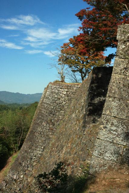 岡城跡紅葉1