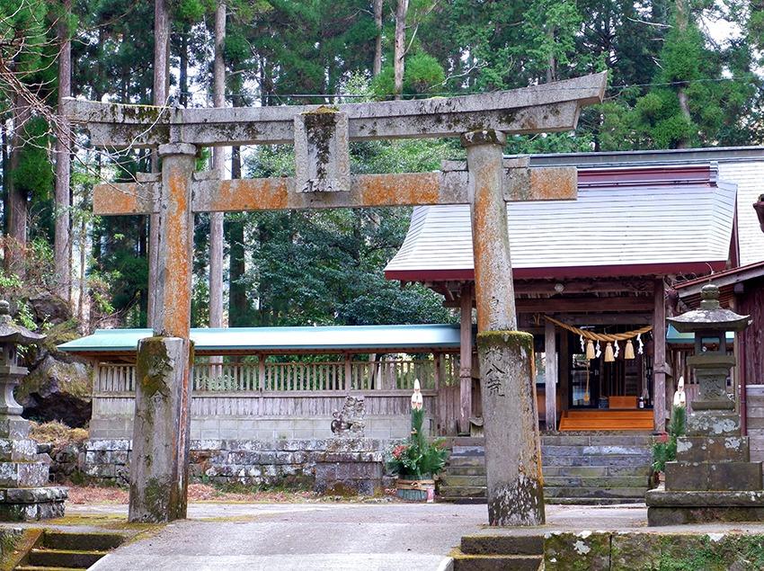 健男霜凝日子神社写真