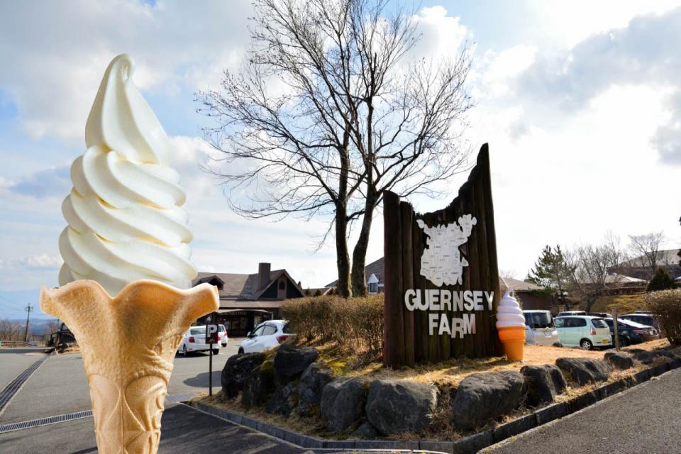 ガンジー牧場のソフトクリームの写真